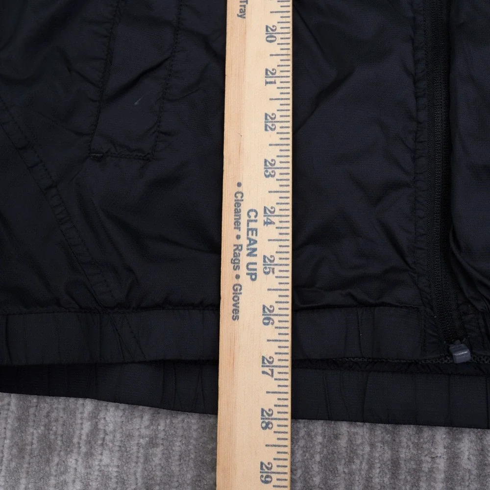 Volcom Ermont Windbreaker Jacket Mens Medium Black Water Resistant Hooded Zip Up
